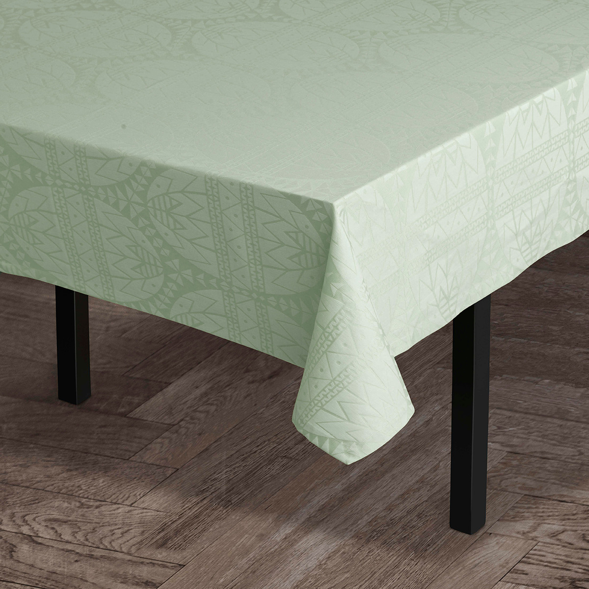 Påske Damaskdug lys grøn 150x370 cm