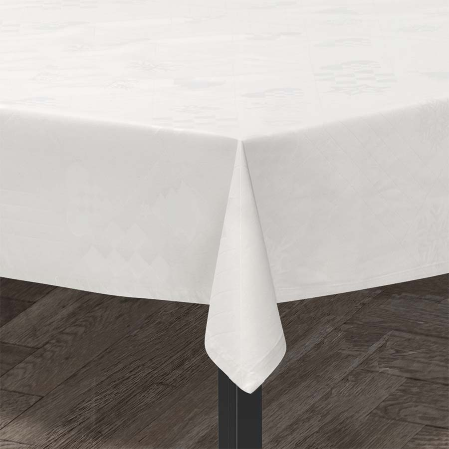 Natale Damaskdug offwhite 150x320 cm