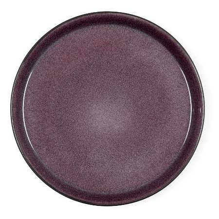 BITZ Gastro Tallerken Dia. 27 x 2,5 cm Sort/Lilla*