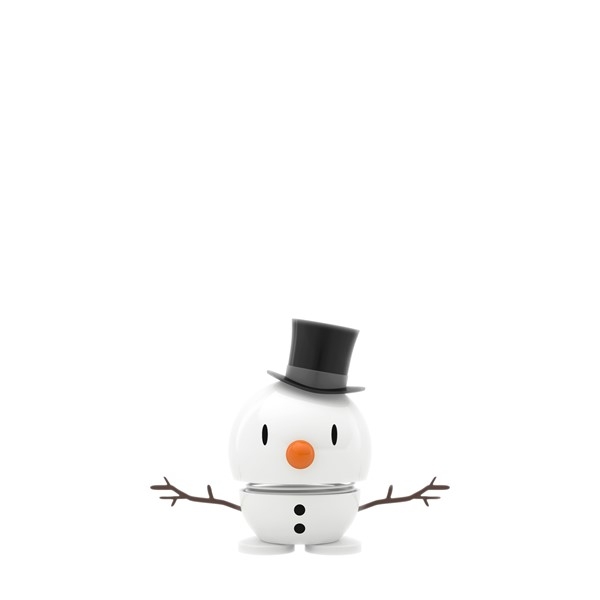 Snowman, small, white