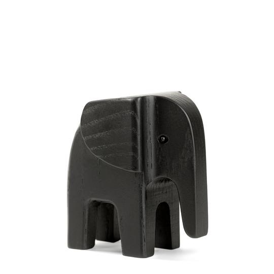 Baby Elefant i sortbejdset asketræ
