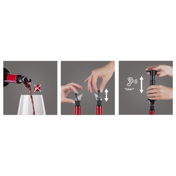Wine Server & Stopper Sæt med 2 dele, Vacuvin