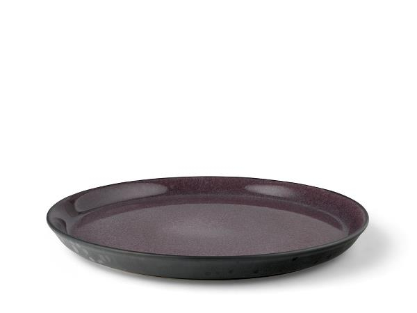 BITZ Gastro Tallerken Dia. 27 x 2,5 cm Sort/Lilla*