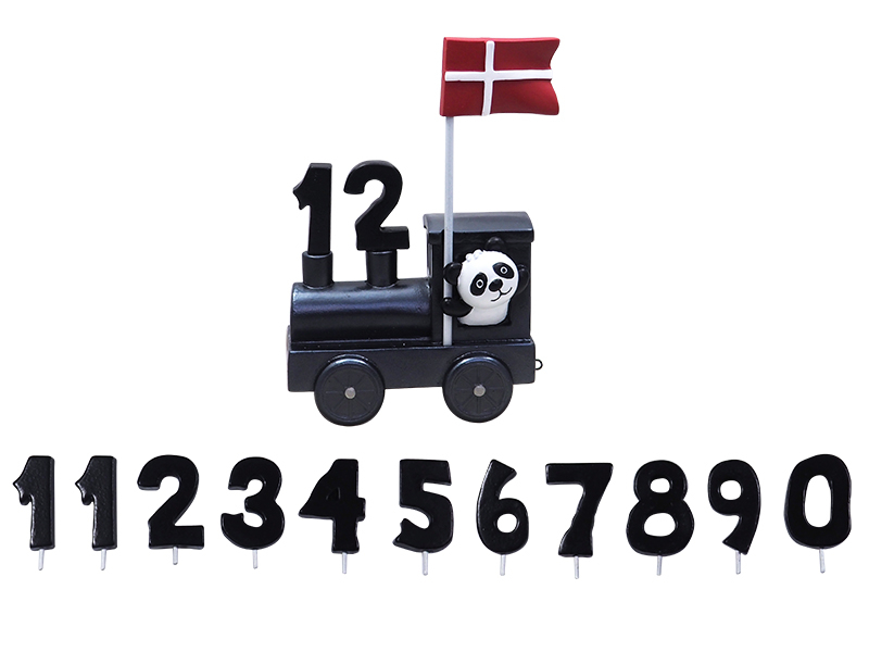 Lokomotiv til navnetog, 11 tal og flag