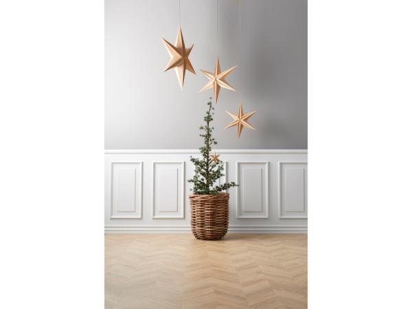 Decorstjerne julestjerne 65 cm Natur finer