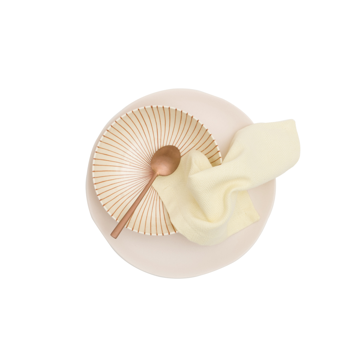 Everyday Napkin, Pale Yellow, 4 stk