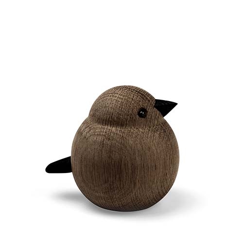 Mama Sparrow, stained oak, medium