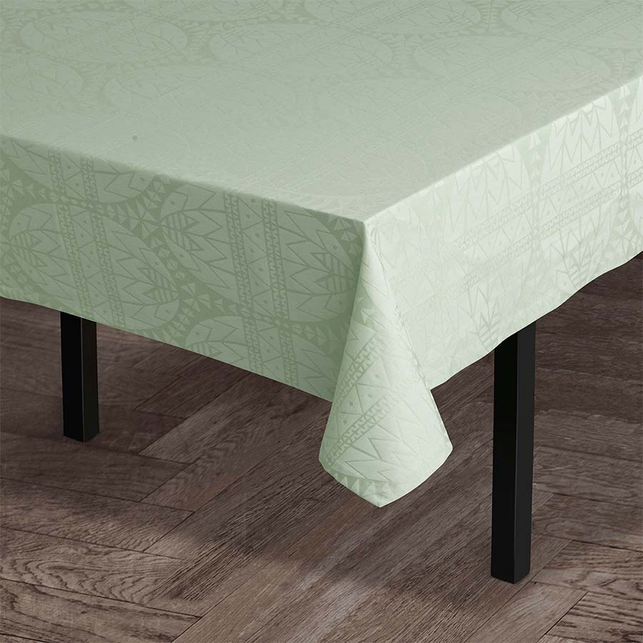 Påske Damaskdug lys grøn 150x320 cm