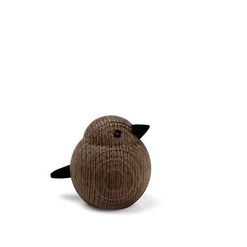 Baby Sparrow, stained oak, small