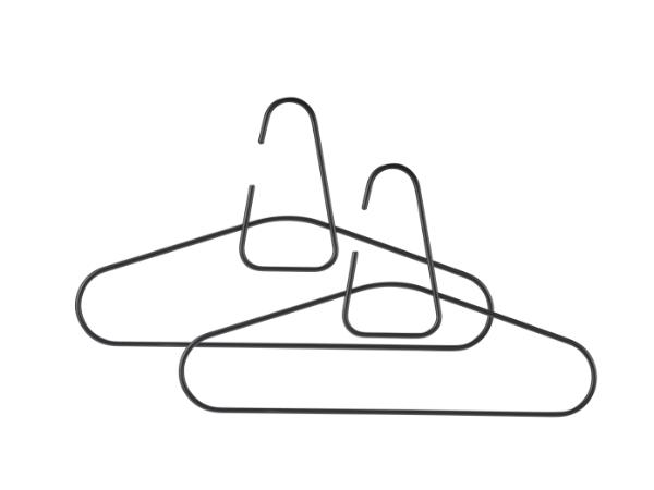 Zone A-hanger Bøjle 40,6 x 24,2 cm 2 stk. Sort