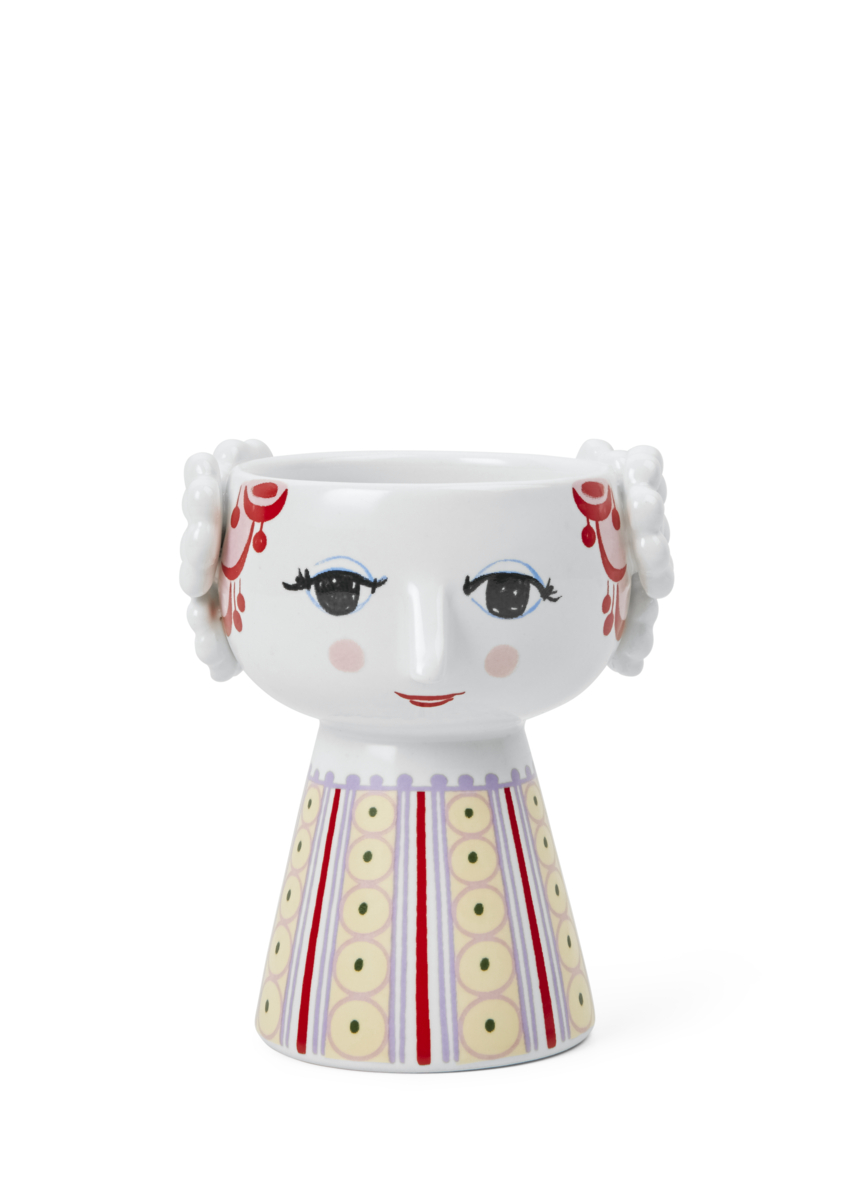 Eva Lysestage H9.5 cm lavendel