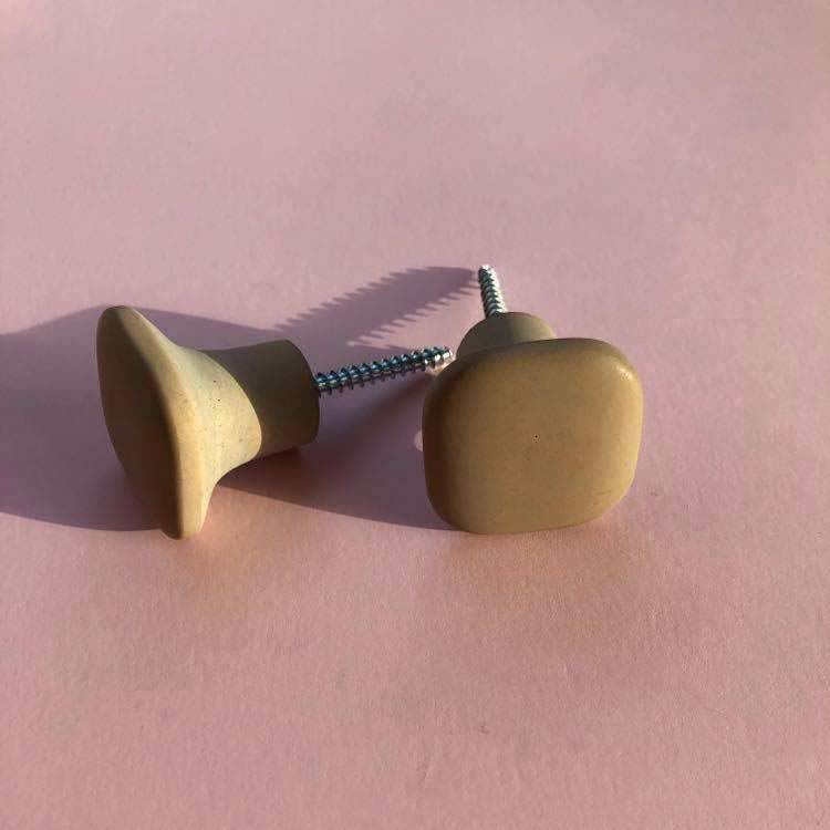 FREJA knag 2 stk, beton, x-small, mocca