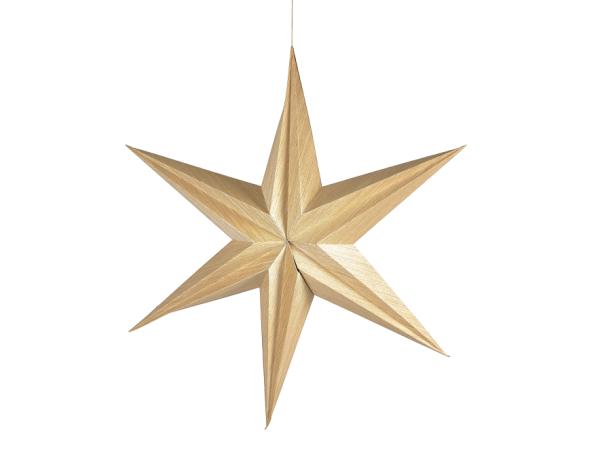 Decorstjerne julestjerne 65 cm Natur finer