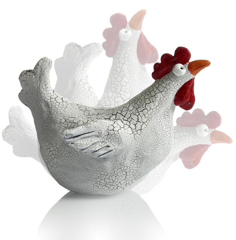 Hen Doris white H15cm