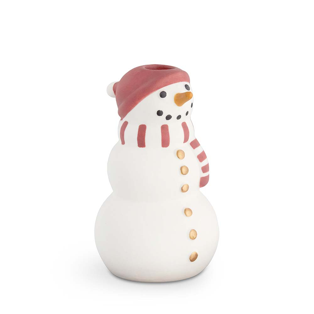 Kähler Christmas Snemand H10 hvid/sort*