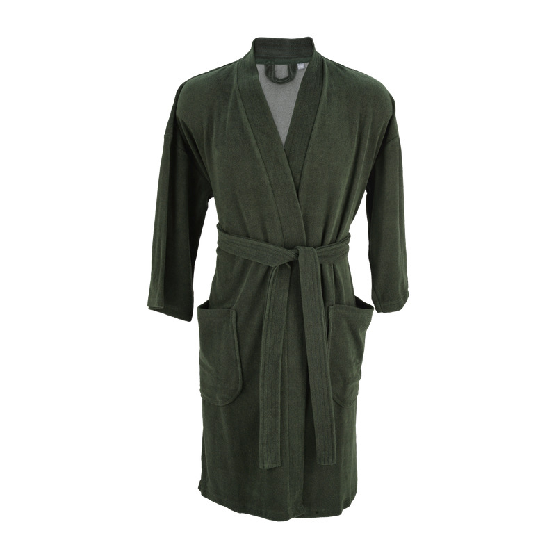 Cosy Bathrobe S/M Forest green