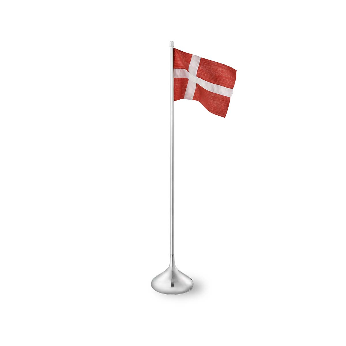 Bordflag dansk H35 sølvfarvet