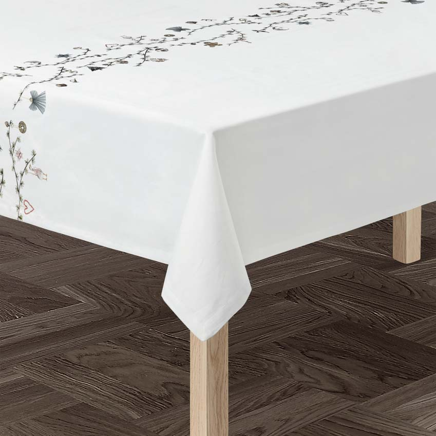 Hammershøi Christmas Dug, 150 x 220 cm, hvid
