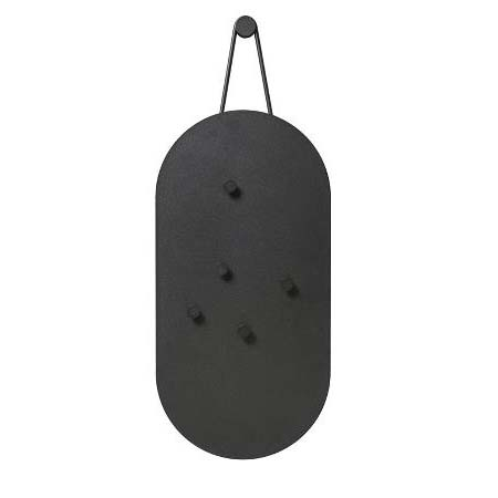 Zone A-bulletin board Opslagstavle m. 5 magneter 60 x 30 cm Black