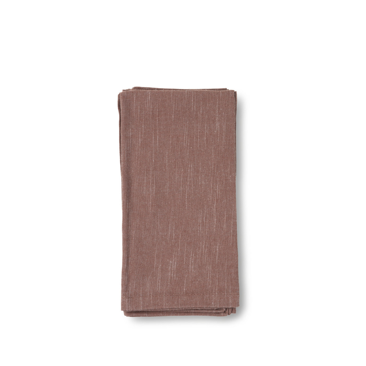 Basic Stofserviet støvet rød 45x45 cm, 4 stk*