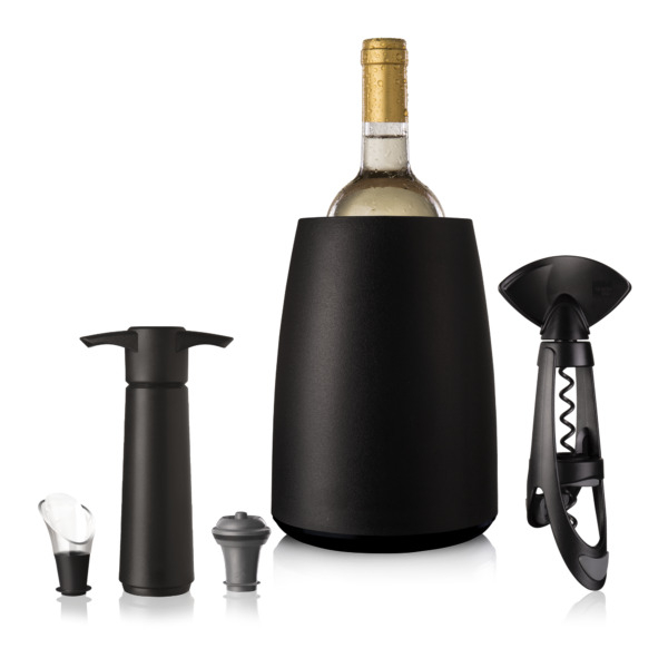 Vinsæt 5 Elegant Plus Vacuvin, Sort