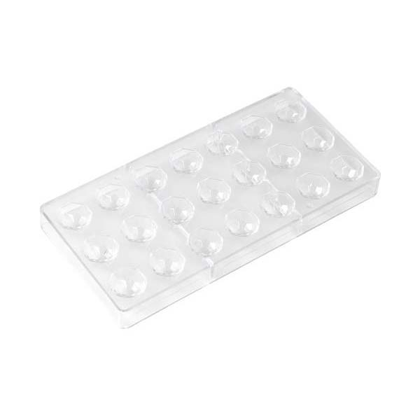 Patisse Chokoladeform t/21 stk diamant 27 x 13 x 2,5 cm Klar 