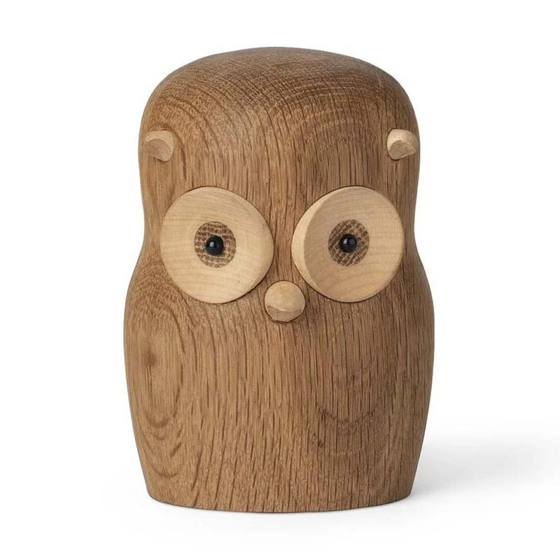 Gunnar Flørning hornugle eg 12 cm 