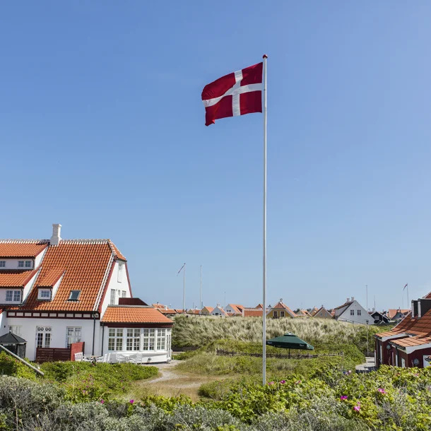 Dannebrog - det originale - Passer til 8m flagstang