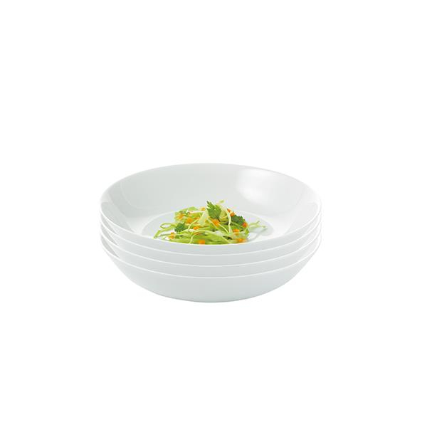 Atelier Super White -suppetallerken 4 stk
