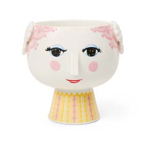 Eva Urtepotteskjuler på fod Ø15.5 cm pink