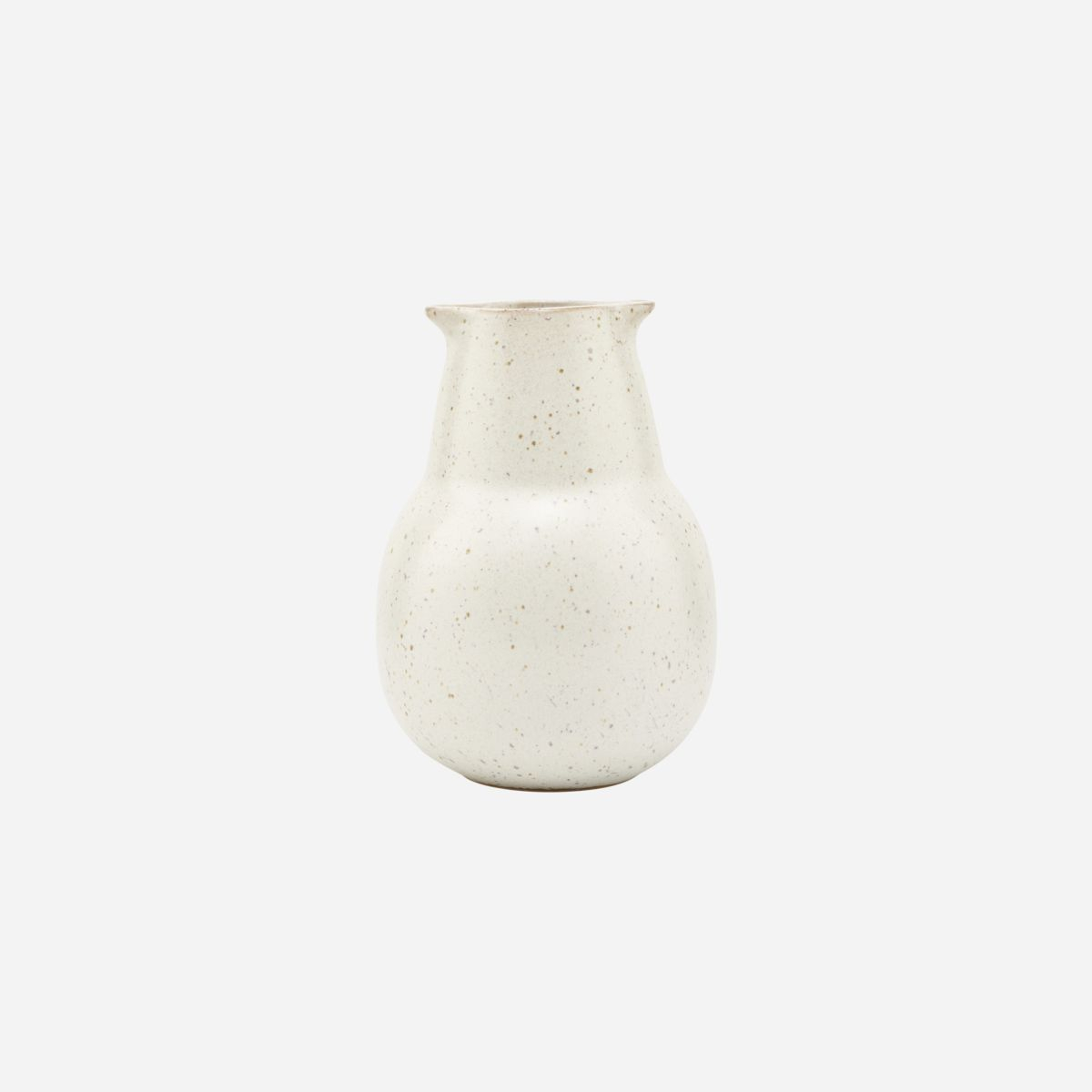 Pion flaske, Grå/Hvid Ø 5,5 cm