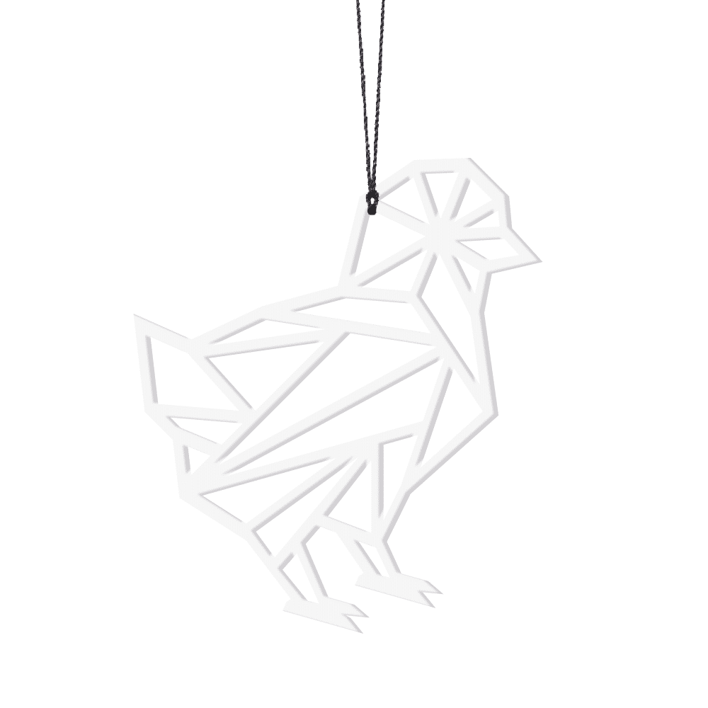 Geometrisk Kylling, hvid – 2 stk.