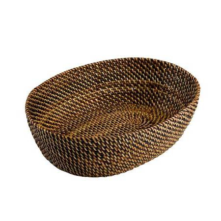 Pillivuyt Brødkurv oval 24,5 x 18 cm Lys/Mørk brun