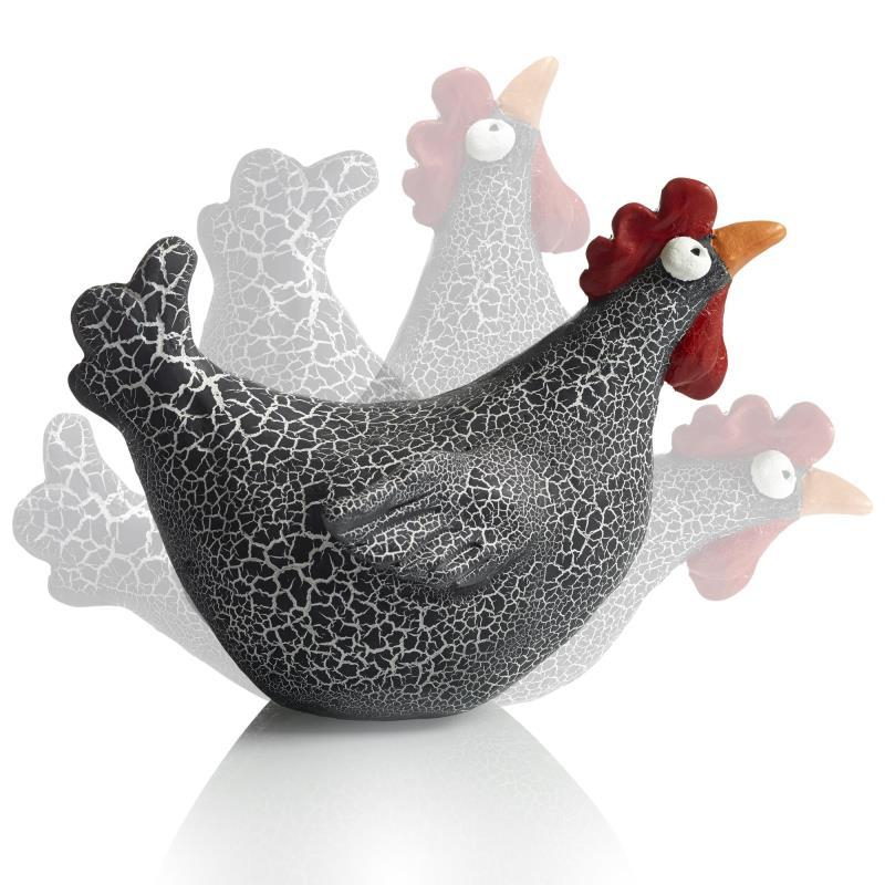 Hen Doris black H15cm