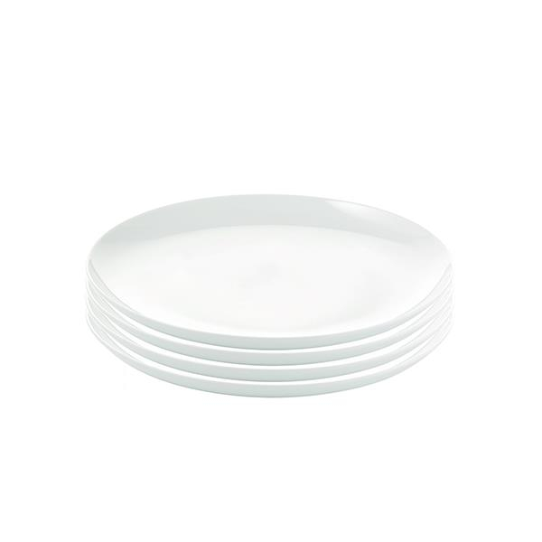 Atelier Super White -middgastallerken 4 stk