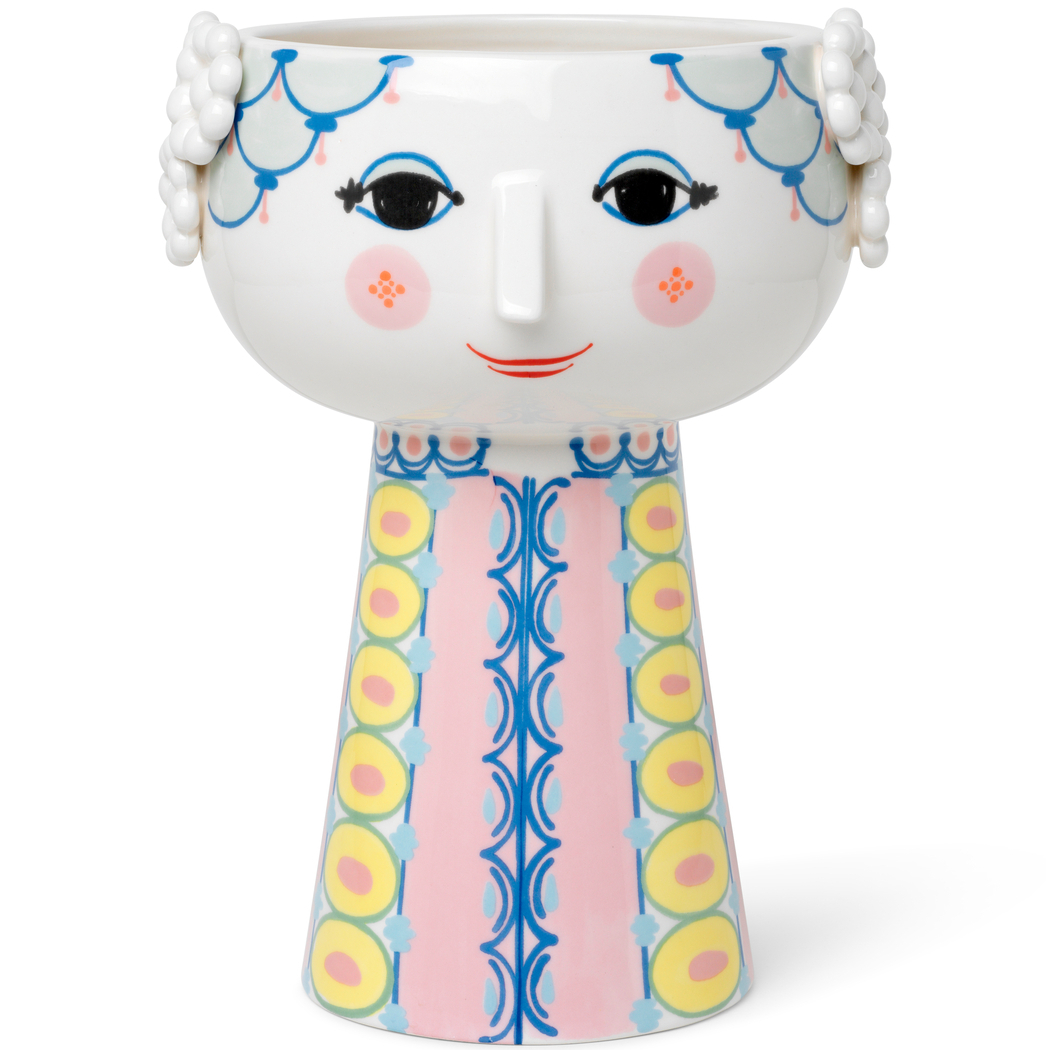 Eva Vase pink, H 23 cm