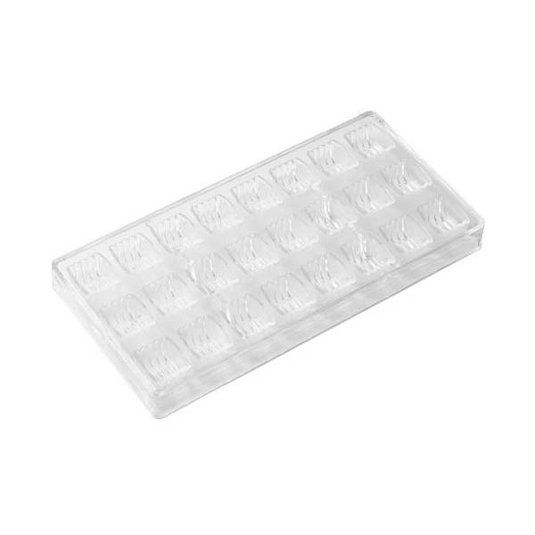 Patisse Chokoladeform t/24 stk rillet 27 x 13 x 2,5 cm Klar